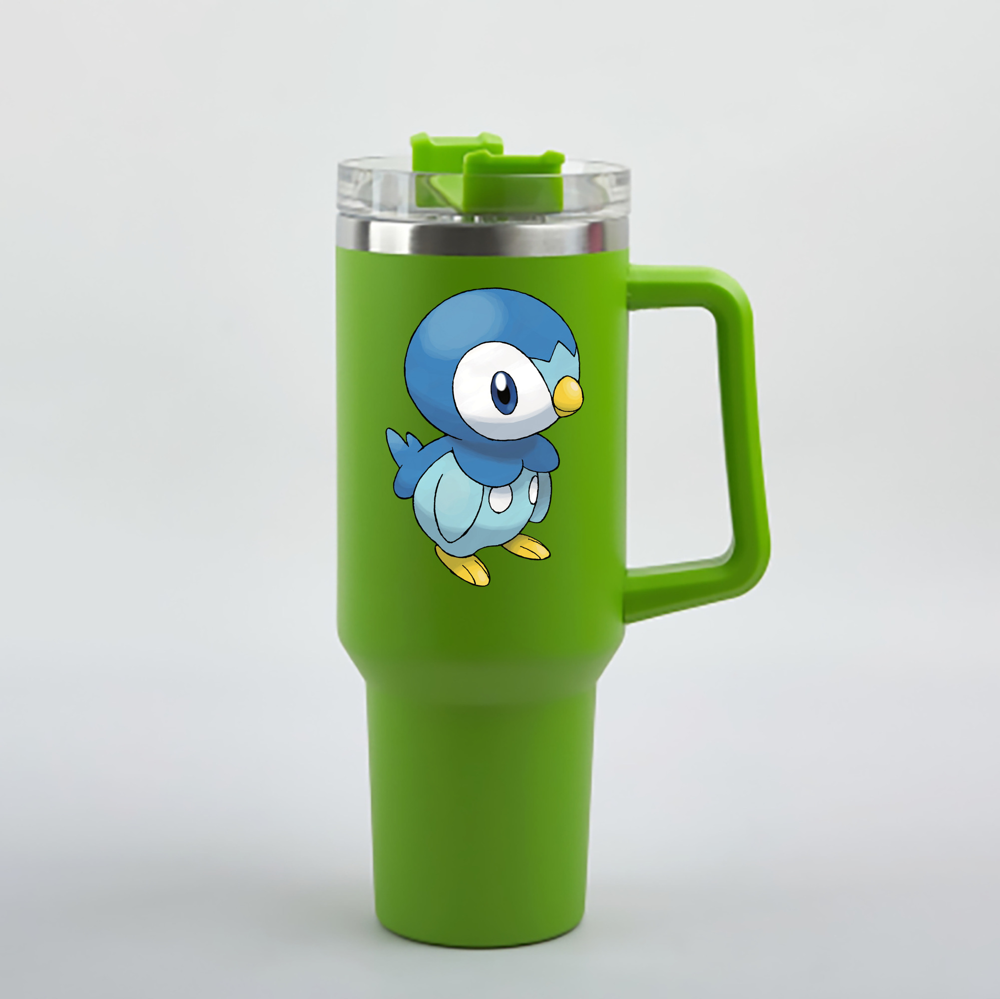 （画像用） ポケットモンスター Pokémon 1200mL車用タンブラー - クリスタルステッカー（プラスチックストロー付き）